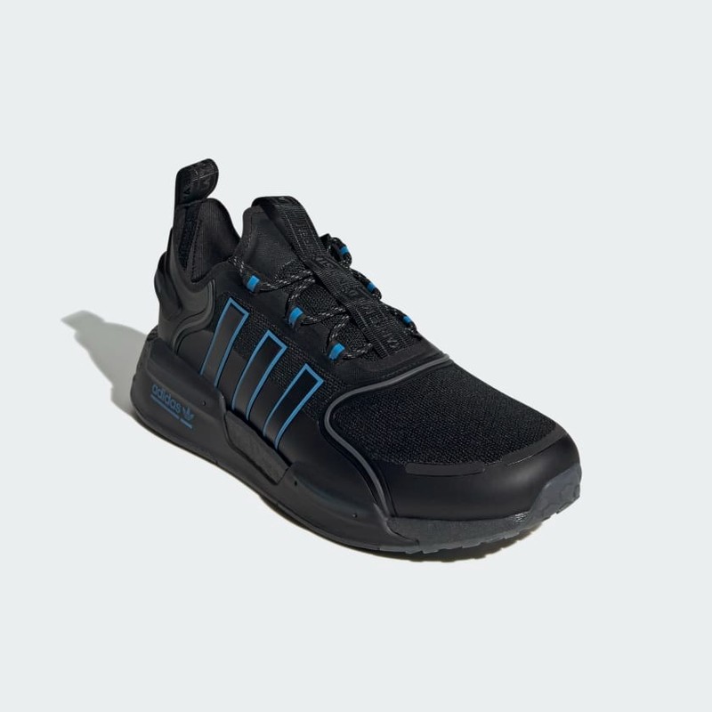 Adidas nmd 2025 schwarz blau